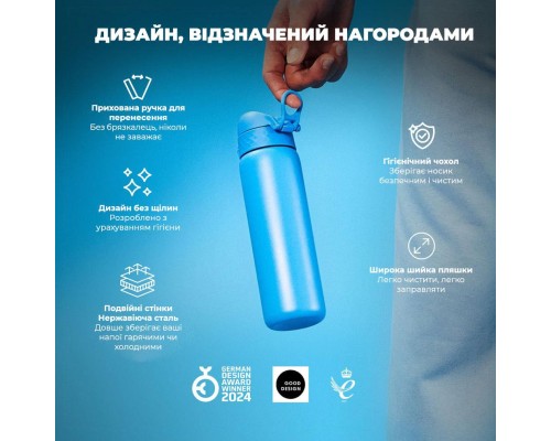 Пляшка для води ION8 OneTouch Vacuum Insulated 500 мл Blue (I8TS500BLU)