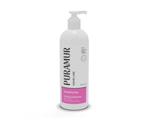 Шампунь для тварин Puramur Hypoallergenic для сухої та чутливої шкіри 200 мл (4823082437023)