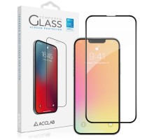 Скло захисне ACCLAB Full Glue ESD Apple Iphone 13/13 Pro Black (1283126542527)