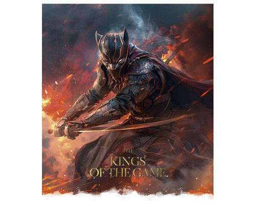 Зошит Школярик The kings of the game 36 аркушів клітинка (036-3450K)