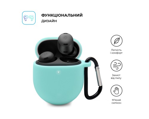 Чохол для навушників Armorstandart Hang Case для Google Pixel Buds Pro Mint (ARM75407)