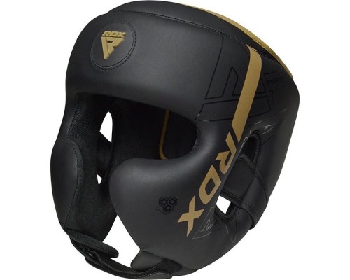 Боксерський шолом RDX F6 Kara Matte Golden S (HGR-F6MGL-S)