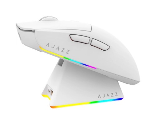 Мишка Ajazz AJ139 V2 MC Wireless/Bluetooth/USB White (AJ139-V2-MC-W)