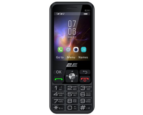 Мобільний телефон 2E E280 2025 Black (694743656220)