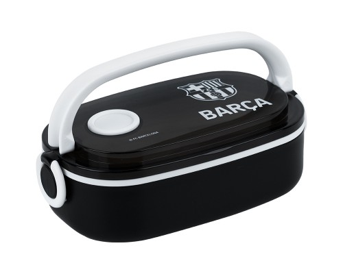 Ланч-бокс дитячий Kite FC Barcelona, 900 мл, чорний (BC25-1180)