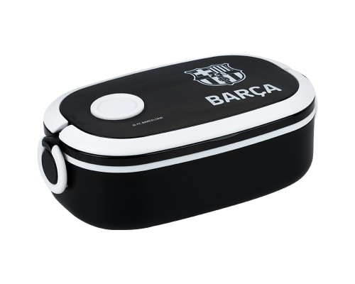 Ланч-бокс дитячий Kite FC Barcelona, 900 мл, чорний (BC25-1180)