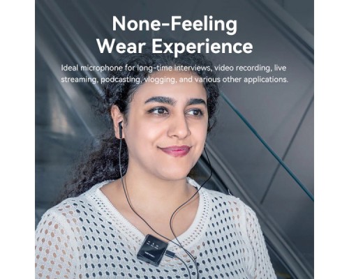 Мікрофон Vention USB-C 2-Pack Wireless Lavalier Black (NCBB0)