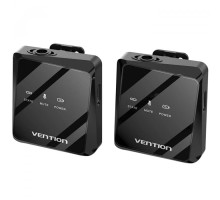 Мікрофон Vention USB-C 2-Pack Wireless Lavalier Black (NCBB0)