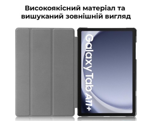 Чохол до планшета AirOn Premium Samsung Galaxy Tab A11 Plus 11'' 2025 Black + film (4822352781149)