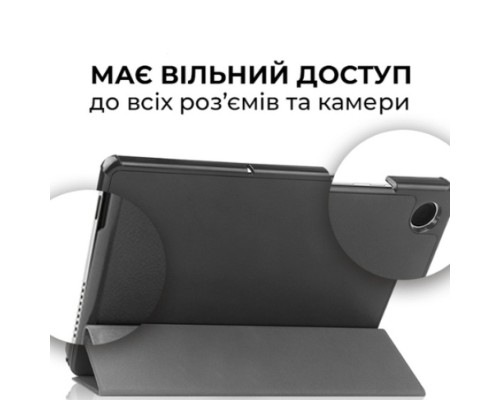 Чохол до планшета AirOn Premium Samsung Galaxy Tab A11 Plus 11'' 2025 Black + film (4822352781149)