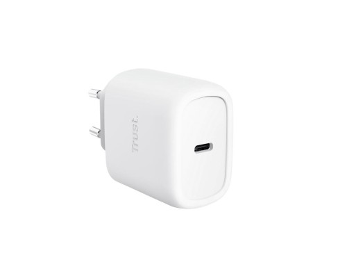 Зарядний пристрій Trust USB-C 45W GaN PD/PPS white (25522_TRUST)