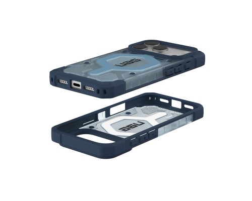 Чохол до мобільного телефона UAG iPhone 17 Pro Pathfinder Clear MagSafe Bundle Blues Lanyard (1145511BV03)