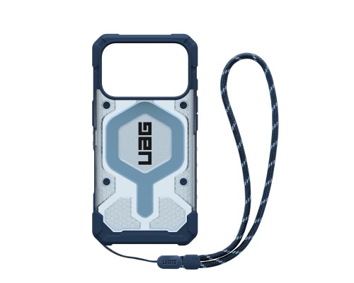 Чохол до мобільного телефона UAG iPhone 17 Pro Pathfinder Clear MagSafe Bundle Blues Lanyard (1145511BV03)