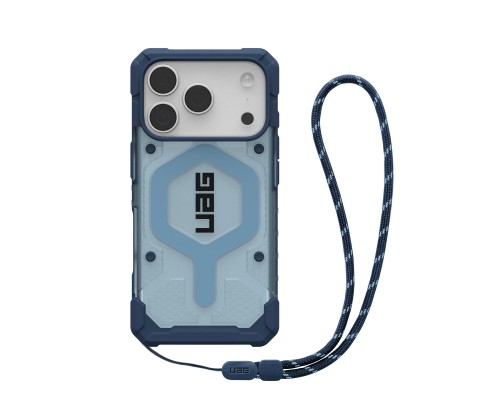 Чохол до мобільного телефона UAG iPhone 17 Pro Pathfinder Clear MagSafe Bundle Blues Lanyard (1145511BV03)
