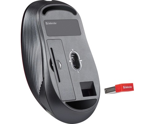 Мишка Defender Gassa MM-105 Wireless Red (52103)