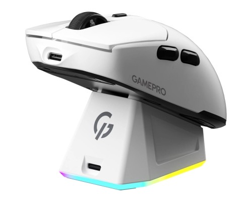 Мишка GamePro Genesis Airmaster Wireless/Bluetooth/USB White (GM167W)