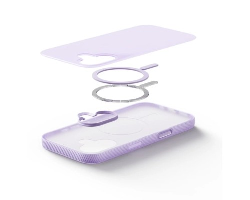 Чохол до мобільного телефона Belkin Magnetic Protective Grip iPhone 17 Lavender (MSA034HQLV)