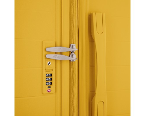Набір валіз 2E Aero (M+S), бурштиново-жовті (2E-SPP-AERO-SET2-AY)