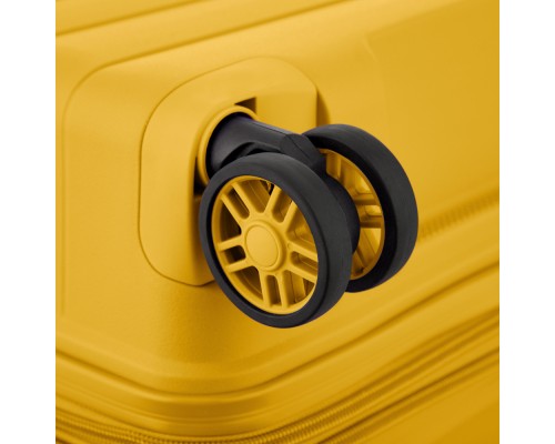 Набір валіз 2E Aero (M+S), бурштиново-жовті (2E-SPP-AERO-SET2-AY)