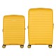Набір валіз 2E Aero (M+S), бурштиново-жовті (2E-SPP-AERO-SET2-AY)