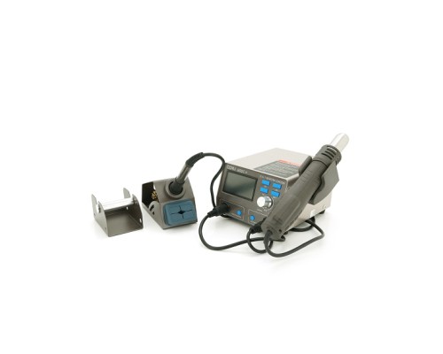 Паяльна станція Bakku BA-602C+ фен, паяльник, цифрова індикація, DC: 220V, 4A, 750W (BA-602C+)