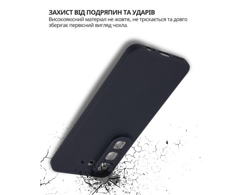 Чохол до мобільного телефона BeCover Silicone Infinix Hot 50 Pro Plus 4G (X6880) Black (714670)