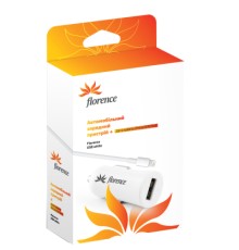 Зарядний пристрій Florence USB, 1.2A + cable iPhone 6/6 Plus (CC12-IPH6)