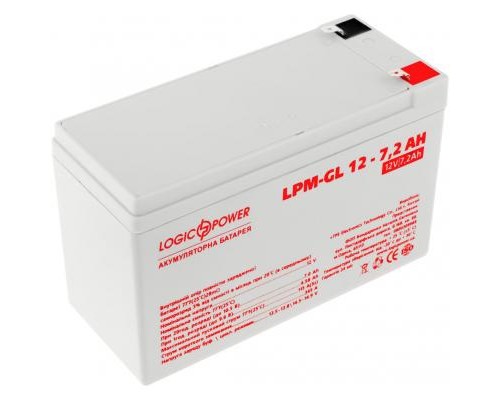 Батарея до ДБЖ LogicPower LPM-GL 12В 7.2Ач (6561) Батарея до ДБЖ LogicPower LPM-GL 12В 7.2Ач (6561)