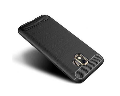 Чохол до мобільного телефона Laudtec для Samsung Galaxy J2 Core Carbon Fiber (Black) (LT-J2C)