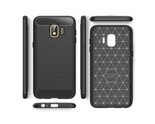 Чохол до мобільного телефона Laudtec для Samsung Galaxy J2 Core Carbon Fiber (Black) (LT-J2C)