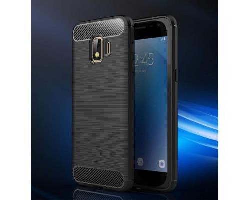 Чохол до мобільного телефона Laudtec для Samsung Galaxy J2 Core Carbon Fiber (Black) (LT-J2C)