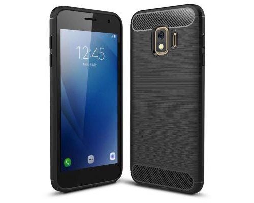 Чохол до мобільного телефона Laudtec для Samsung Galaxy J2 Core Carbon Fiber (Black) (LT-J2C)