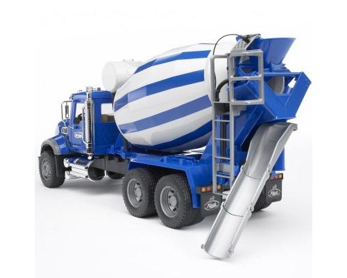 Спецтехніка Bruder бетоновіз Bruder Mack Granite М1:16 Сині (02814)