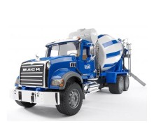 Спецтехніка Bruder бетоновіз Bruder Mack Granite М1:16 Сині (02814)