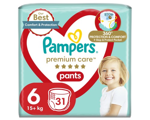 Підгузки Pampers Premium Care Pants Extra Large (15+ кг), 31 шт. (8001090759917)