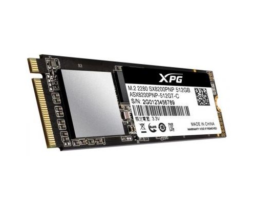 Накопичувач SSD M.2 2280 512GB ADATA (ASX8200PNP-512GT-C)