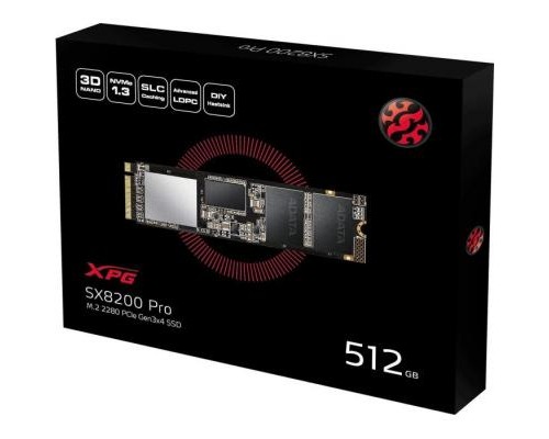 Накопичувач SSD M.2 2280 512GB ADATA (ASX8200PNP-512GT-C)