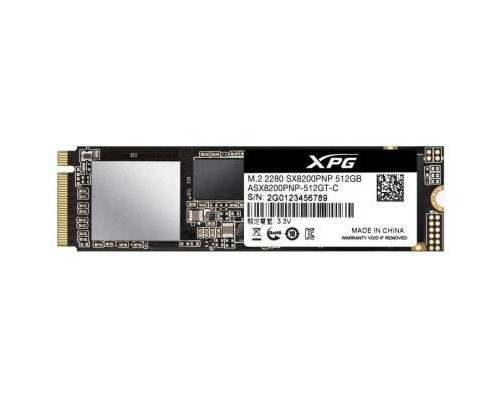 Накопичувач SSD M.2 2280 512GB ADATA (ASX8200PNP-512GT-C)