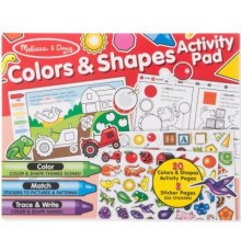 Набір для творчості Melissa&Doug Альбом розмальовок/наліпок Кольори і фігури (MD8564)