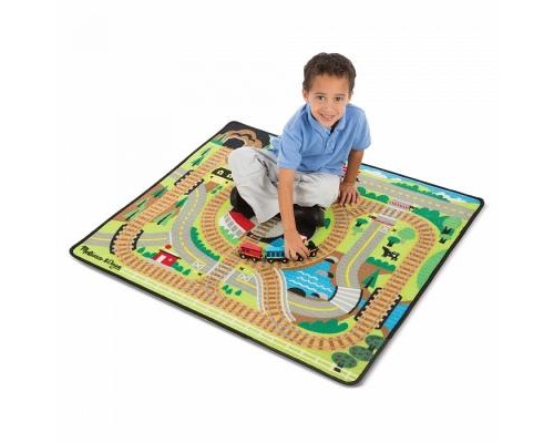 Дитячий килимок Melissa&Doug Залізниця з паровозиками (MD19554) Дитячий килимок Melissa&Doug Залізниця з паровозиками (MD19554)