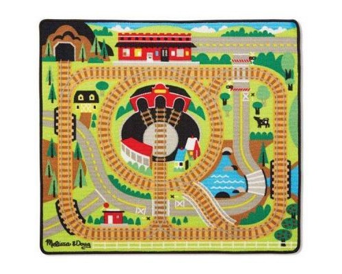 Дитячий килимок Melissa&Doug Залізниця з паровозиками (MD19554) Дитячий килимок Melissa&Doug Залізниця з паровозиками (MD19554)