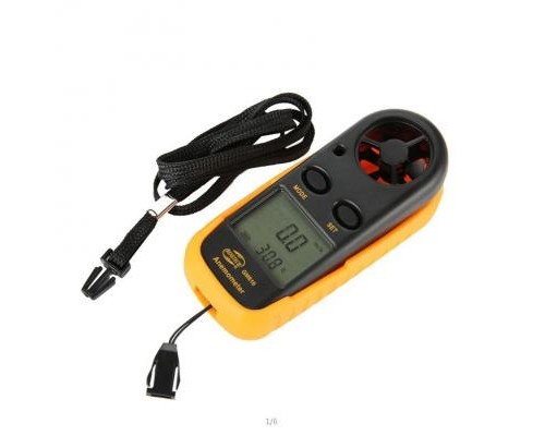 Анемометр Benetech цифровий 0,1-30м/с, -10-45°C (GM816) 