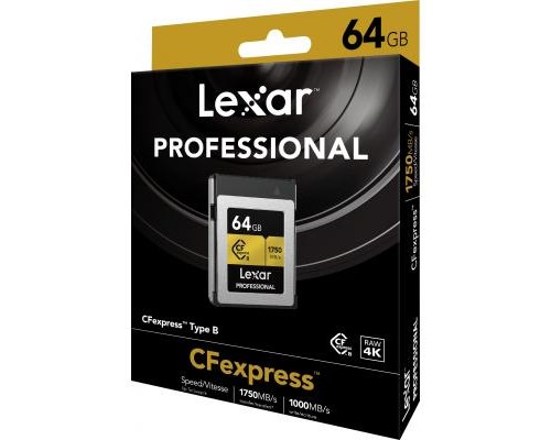 Карта пам'яті Lexar 64GB CFexpress Type-B Professional (LCFX10-64GCRB)