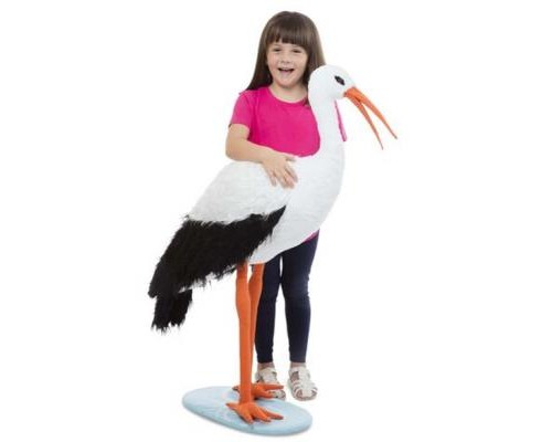 М'яка іграшка Melissa&Doug Гігантський плюшевий лелека, 115 см (MD30407)