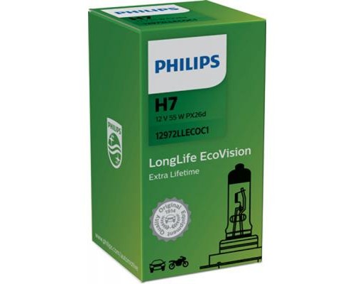 Автолампа Philips галогенова 55W (12972 LLECO C1)