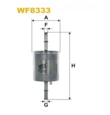 Фільтр паливний Wixfiltron WF8333