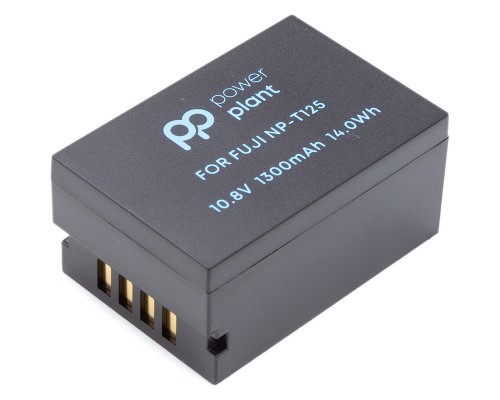 Акумулятор до фото/відео PowerPlant Fuji NP-T125 1300mAh (CB970391) 