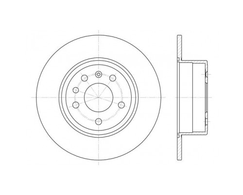 Гальмівний диск REMSA 6487.00