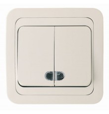 Вимикач MAKEL Mimoza Крем (32023)