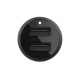 Зарядний пристрій Belkin Car Charger (24W) Dual USB-A, USB-A - Lightning, 1m, black (CCD001BT1MBK)